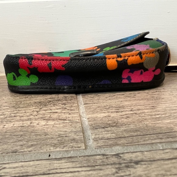 Disney Dooney& Bourke Mickey Silhouette Wristlet - Picture 7 of 7